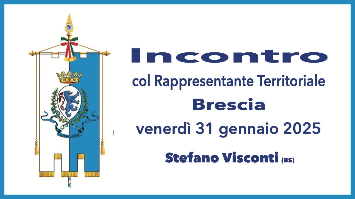 Incontro con il Rappresentante Territoriale Nuova FIO a Brescia